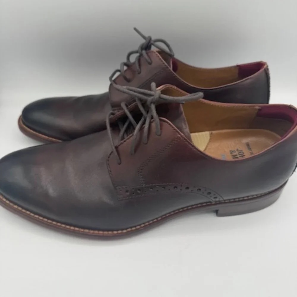 Johnston & Murphy Men's Conrad 2.0 Mahogany Full Grain Size 9M